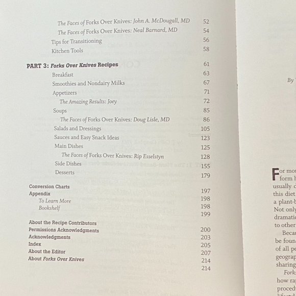 Forks Over Knives Plant-Based Way to Health Book 125 Recipes - Picture 4 of 5